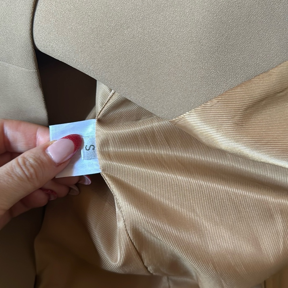 Camel Double Button Blazer - image 3